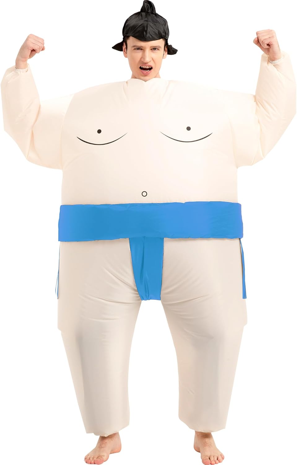 Inflatable Costume Adult,Blow Up Wrestler Costumes,Inflatable Sumo Costume,Halloween Costumes for Men Women - Image 4