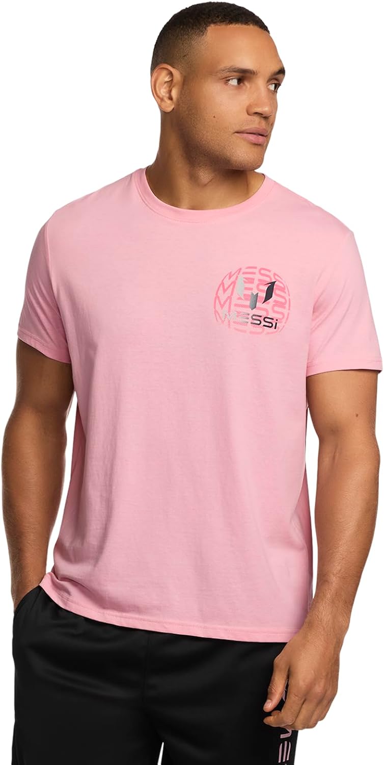 Men’s Globe Logo Tee, Lifestyle Short Sleeve T-Shirt, Standard Fit with Graphic