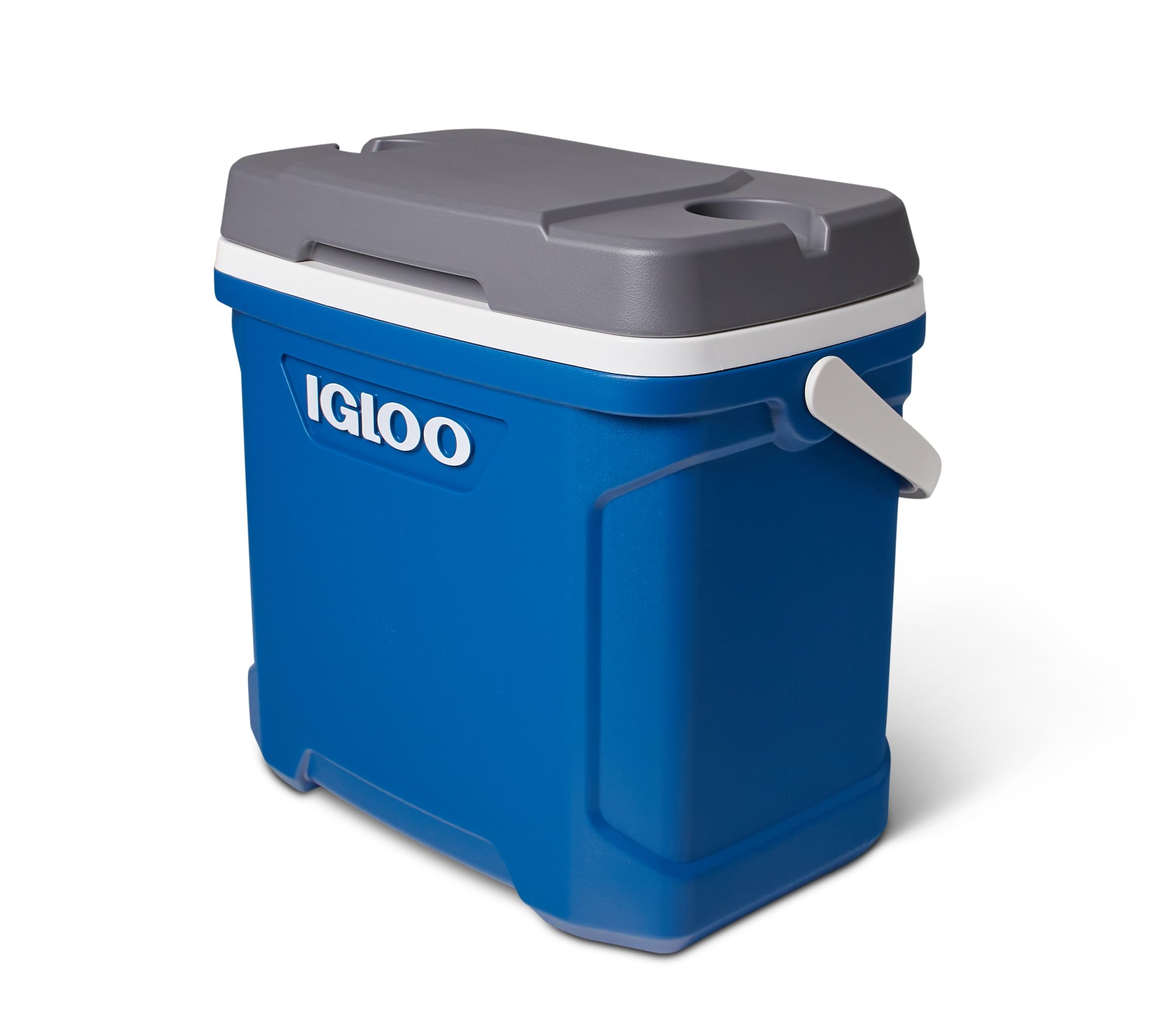 Igloo Latitude 30 - Tragbare Passive Kühlbox 28L - Thermobox - Hält Eiswürfel tagelang gefroren - Kühlbox für Strand, Picknick, Park, Camping - Blau