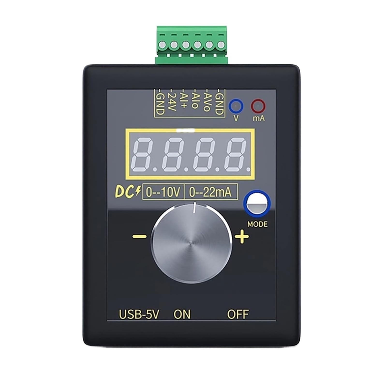 SG-002 4-20mA 0-10V Generador de señal de voltaje analógico digital 0-20mA Calibrador de depuración del transmisor de corriente (sin batería)