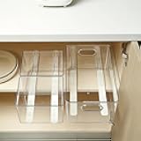 A Pair of No-Drill Silent Drawer Slides, Heavy Duty Kitchen Cabinet Pull Out Tracks, Tool-Free Installation Adjustable Storage Organizer for Wardrobe, Bathroom, Pantry