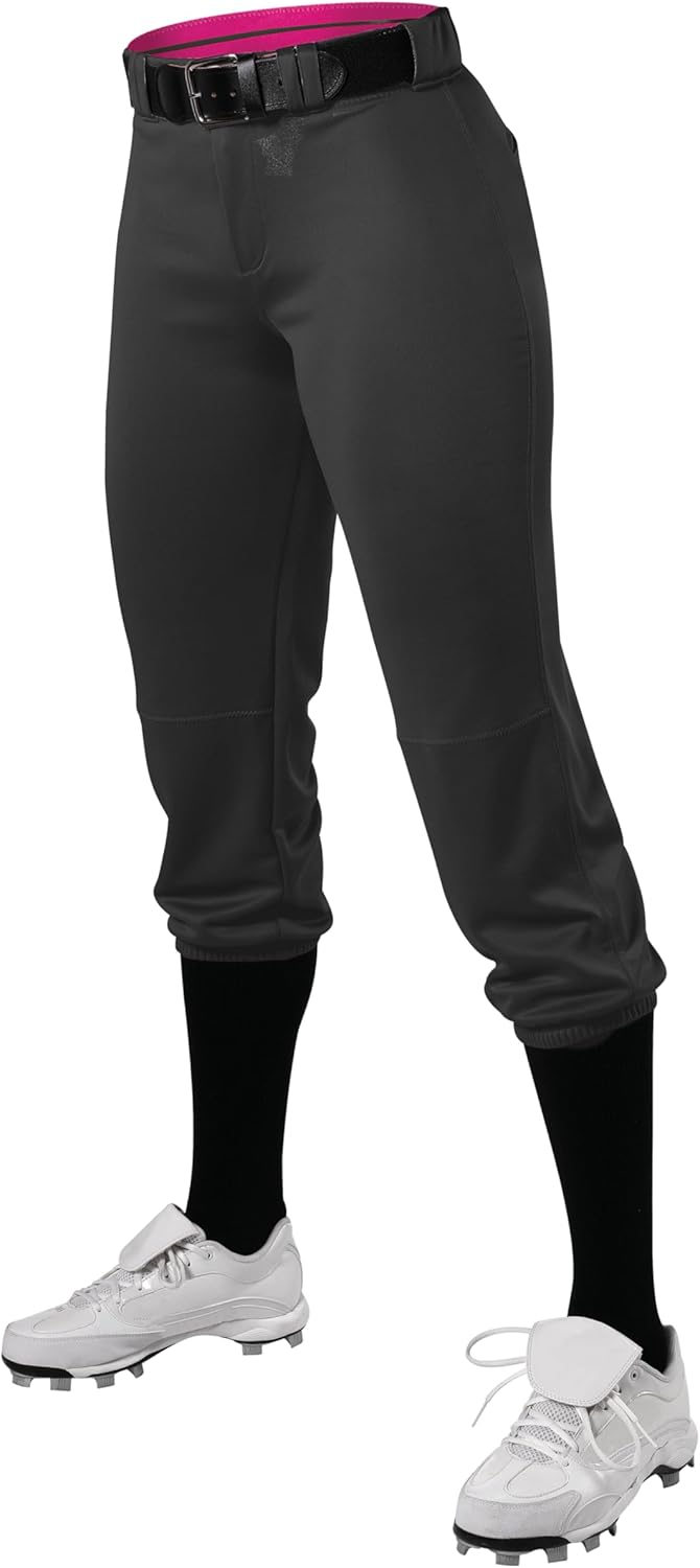 Alleson Athletic Women's Fastpitch/Softball Belted Speed Pant – Moisture-Wicking, Durable Fabric, and Pro-Style Fit