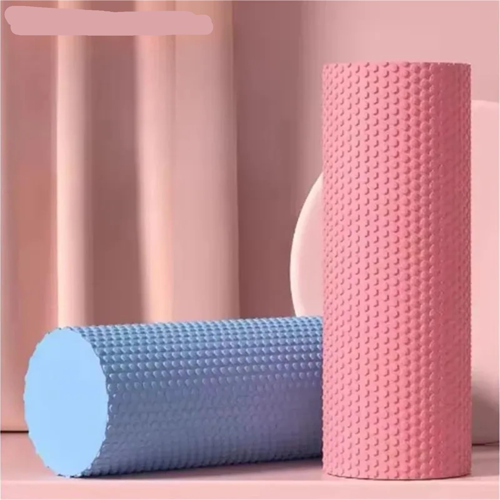 Rullo yoga rotondo Cilindro in schiuma EVA esagonale for esercizi di pilates Allenamenti a casa migliorati Diametro 9,6 cm Lunghezza 30(Color3)
