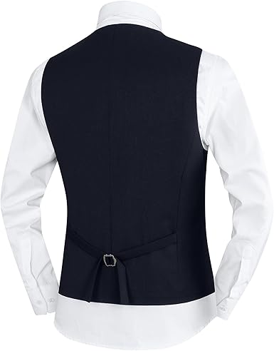 Heren Slim Fit Formele Bruiloft Party Vest Casual Effen Kleur