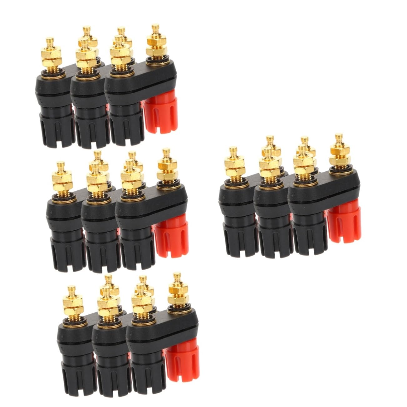 Connecteurs de haut-parleur de remplacement HOMSFOU avec finition dorée durable - 8