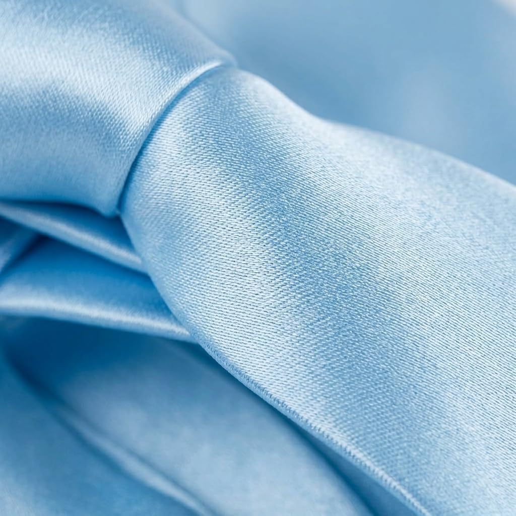 The Tie Company Cravatte in raso per bambini - Azzurro, Azzurro, Taglia Unica