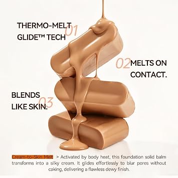 Foundation Stick Korean Makeup - Foundation for Mature Skin Tint, Buildable Light to Medium Coverage Foundation Makeup Concealer, Dual-Ended with Brush (#02 NATURAL)
