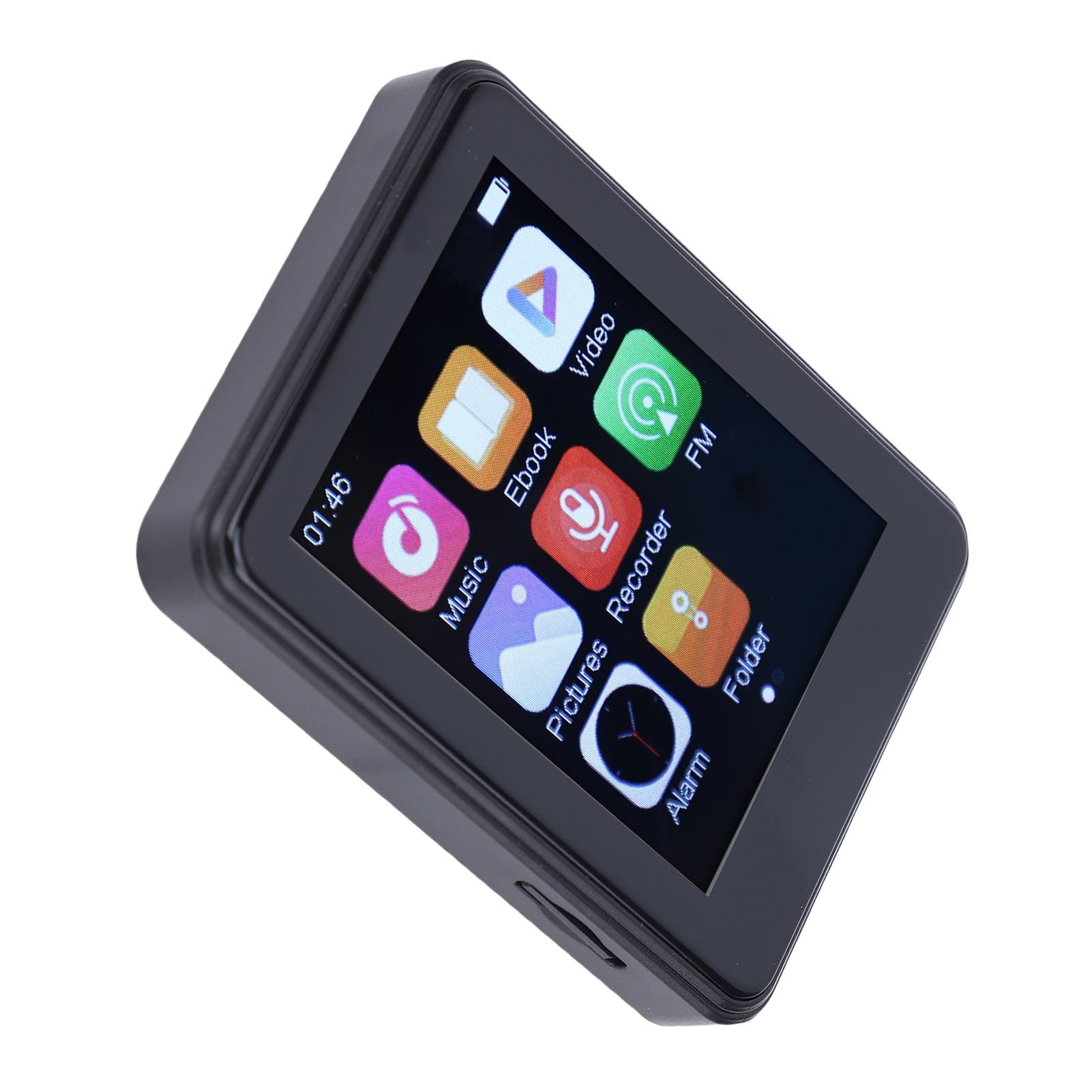 Lettore musicale touch screen Lettore multimediale 2 Touchscreen completo da 4 pollici Altoparlante integrato Lettore musicale digitale con lettore FM elettrico Libro
