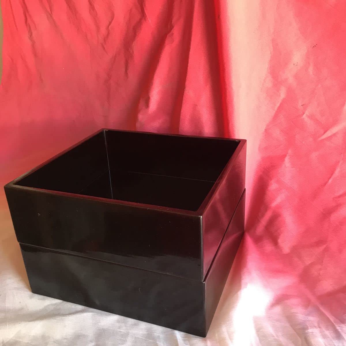 古道具/古い入れ子の木箱 組重箱 漆塗 入子箱 収納箱 民芸漆器 古物 時代物 Amazon.co.jp: 重箱 漆器 木箱 小物入れ 昭和レトロ 古道具 時代物