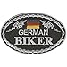 Produktbild AUFNÄHER - German Biker - 04335 - Gr. ca. 9,5 x 6 cm - Patches Stick Applikation
