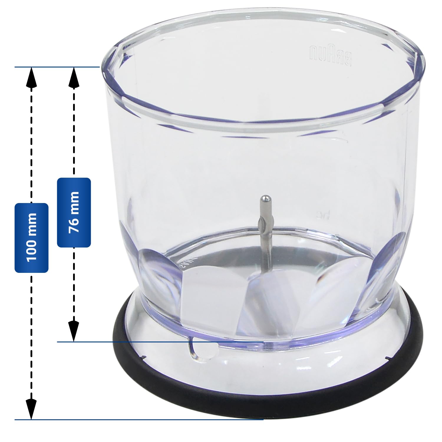Contenitore Tritatutto 350 Ml Per Frullatore Braun - Ricambio Pratico E Di Qualità - Foto 9