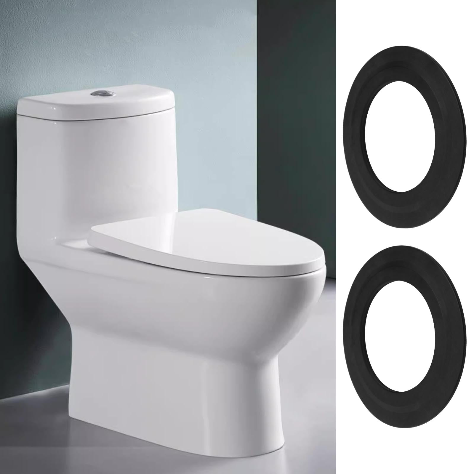 2 Stück WC-Spülventil-Dichtung Aus Silikon – Ersatz Für Kohler Toiletten, Maße 85x66x2,5 Mm