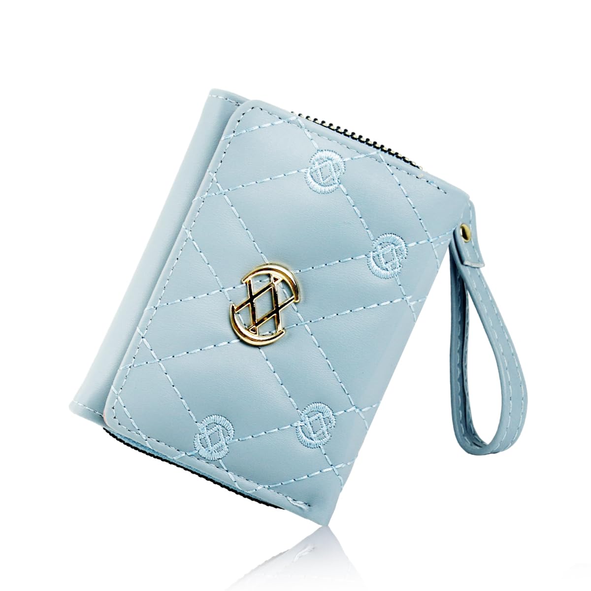 palay Small Wallets for Women Girls Fashion PU Leather Card Coin Small Clutch Wallet for Girls Birthday Gift, Blue-picture-37