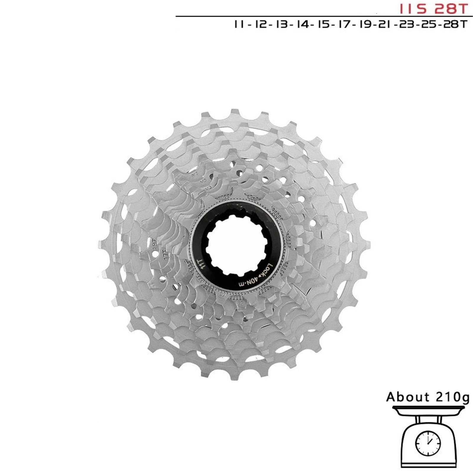 Cassette e pignoni Cassette pignoni e Ruote libere Adatto per Cassetta Bici da Strada Sunshine 11/12 velocità 28T/32T/34T/36T CNC 11V 12V Adatto per Shimano HG