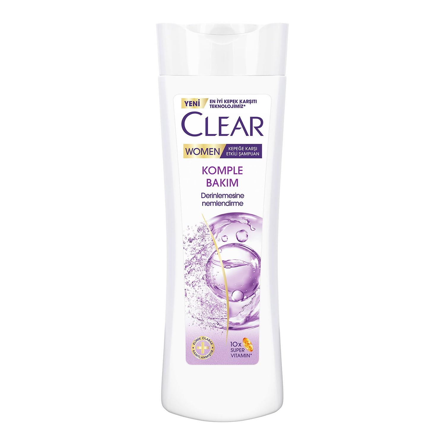 Clear Women Komple Bakım Vitamin Kompleksi Kepeğe Karşı Etkili Şampuan 350 ml