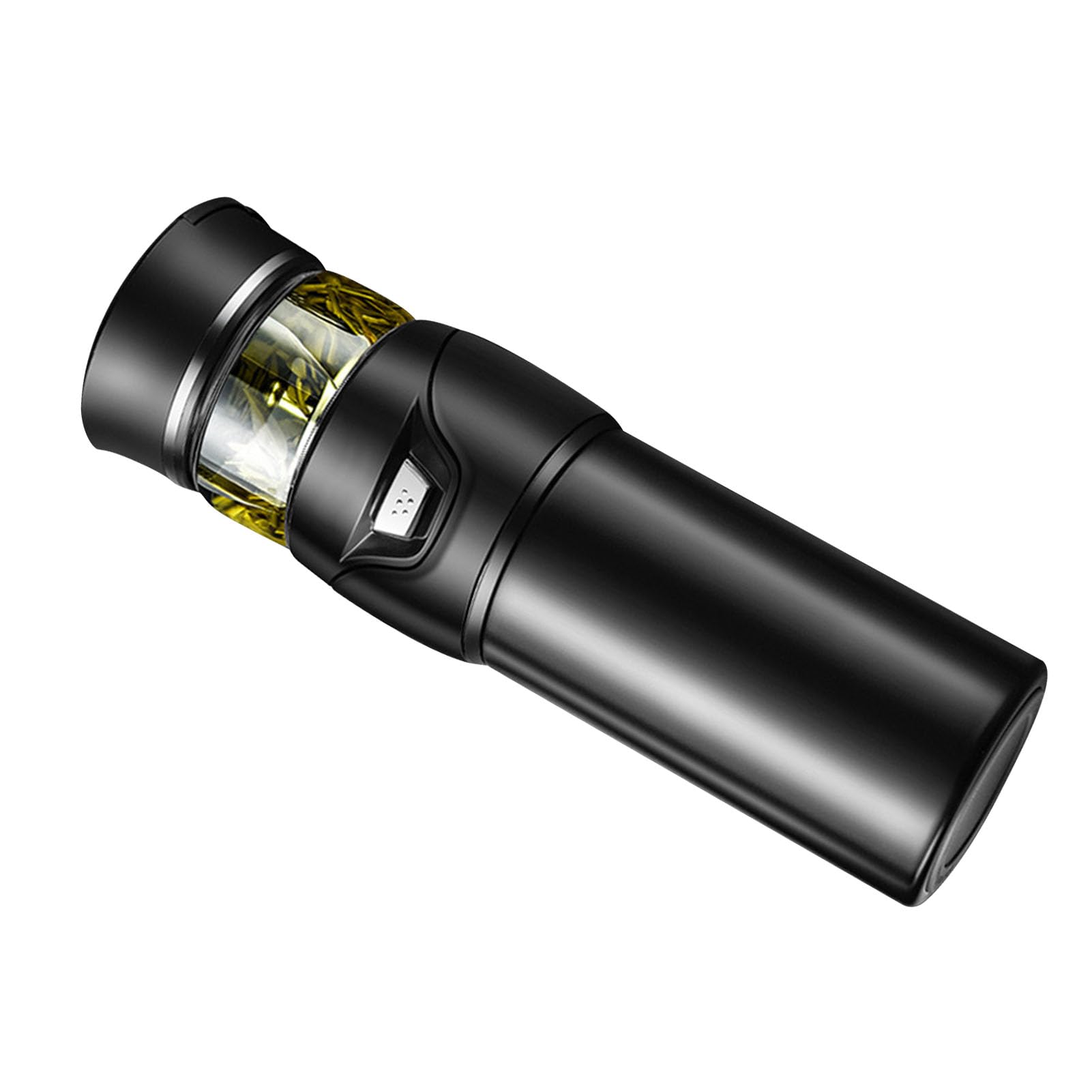 Generic Botella de té de Acero Inoxidable, Elegante Taza de Viaje Aislada para Hombres en la Oficina o en Casa con Infusor (BLACK)