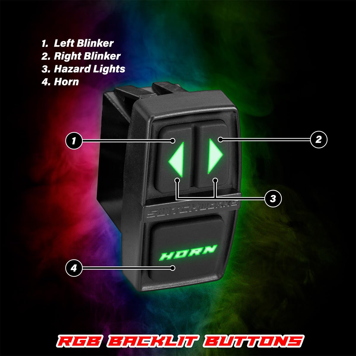 SWITCHWORKS UTV Turn-Signal Kit For Polaris® 2020-2024 RZR PRO R