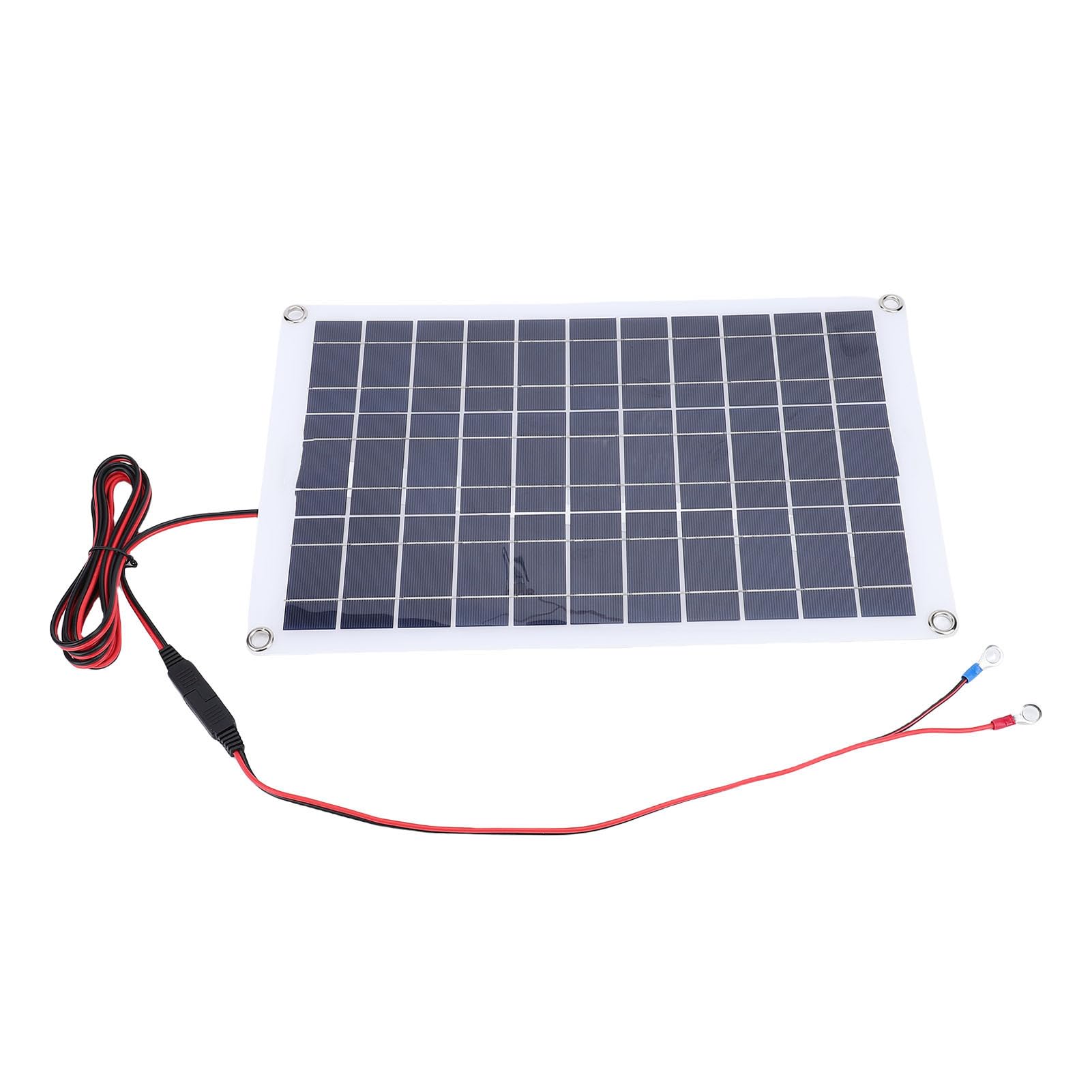 Annadue Kit Regolatore di Carica Solare MPPT, Pannello Monocristallino | Pannello solare monocristallino 40W, regolatore di carica MPPT, mantenitore batteria per trattore barca rimorchio ,