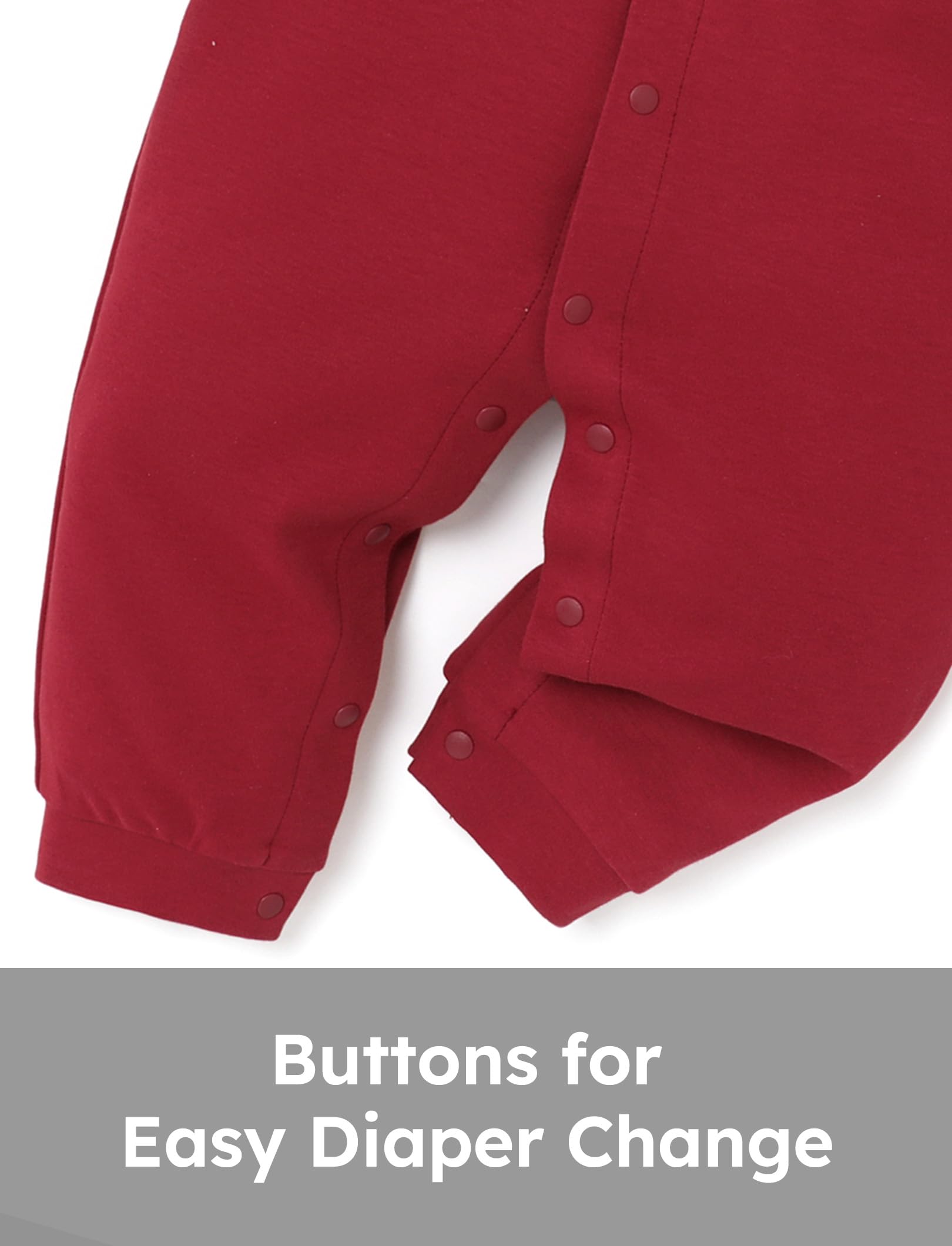 PATPAT Pagliaccetti per Bambino Cotone Morbido con Maniche Lunghe e Senza Piedi, Onesie Neonato Personalizzati per Maschi e Femmine, Tutine Neonato 0-3 Mesi, Body Lungo, Regalo Neonato Maschio