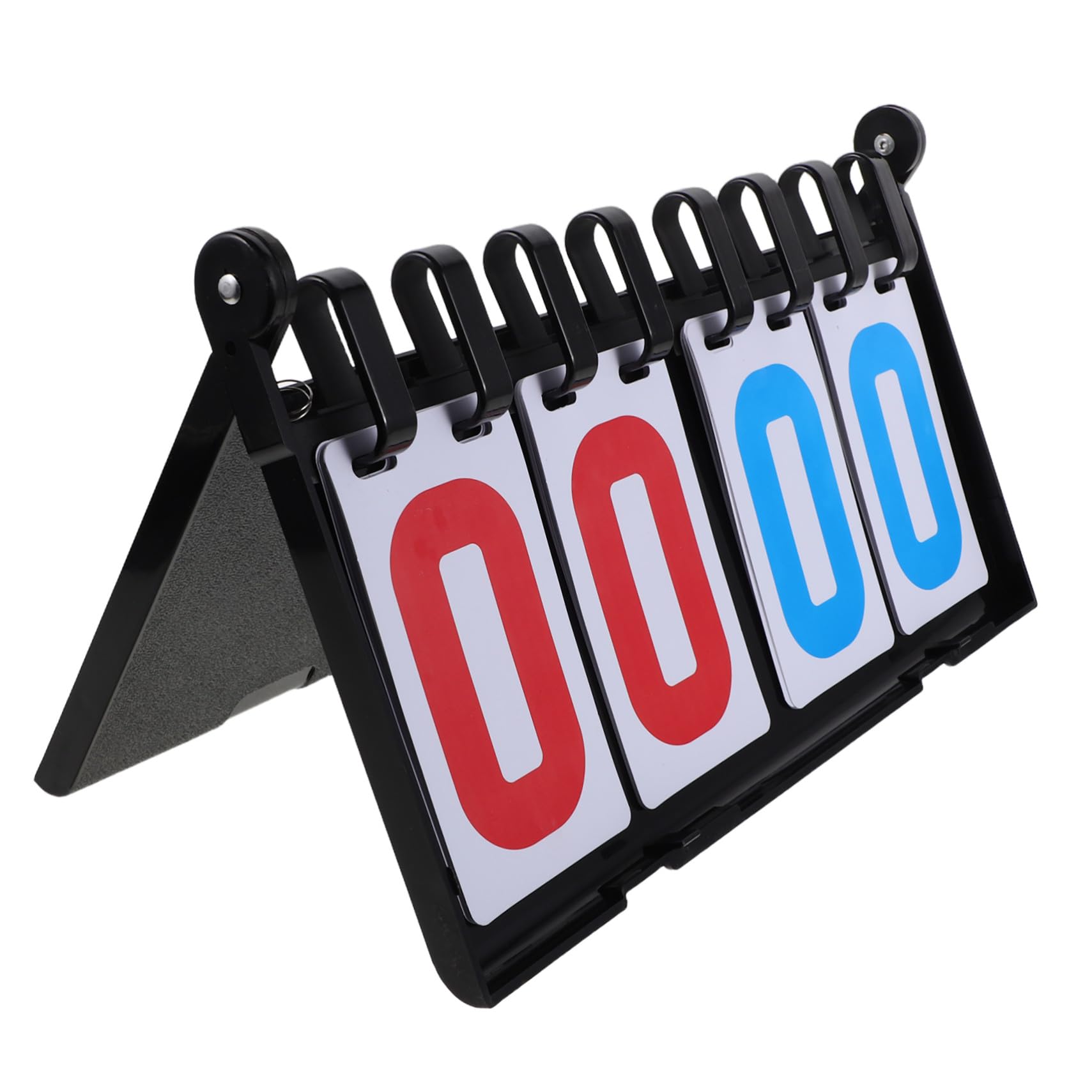 Zerodeko Portable Sports Score Keeper with Thick Plastic Shell Flip Scoreboard for Baseball Soccer Basketball Billiards and Table Games Lightweight Referee Score Flipper for Indoor Outdoor