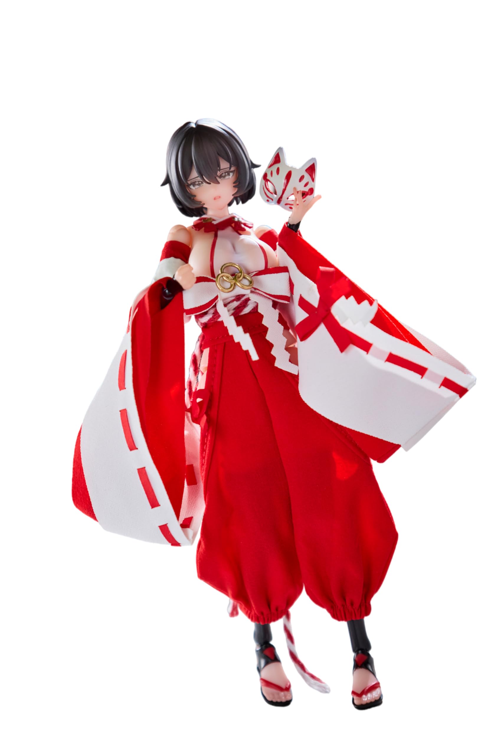 Amazon.co.jp: LEBOO 溯行 Sushing 1/12 戦闘巫女 上藤桔梗 可動