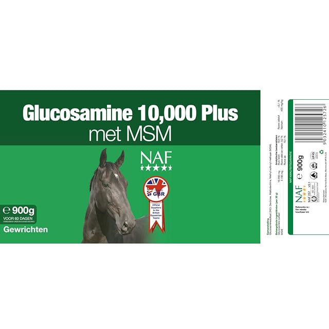 Foto 3 de 7 de NAF GLUCOSAMINE 10,000 PLUS WITH MSM - 4.5 KG - NLF0498