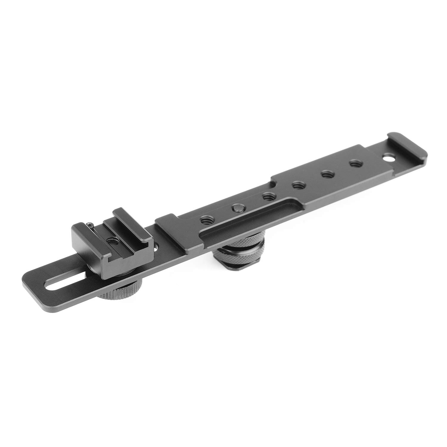 Dual Hot Shoe Splitter Staffa Per Doppio Flash – Supporto Per Luci E Speedlite Con Attacco 1/4” E Slitta Fredda - 3