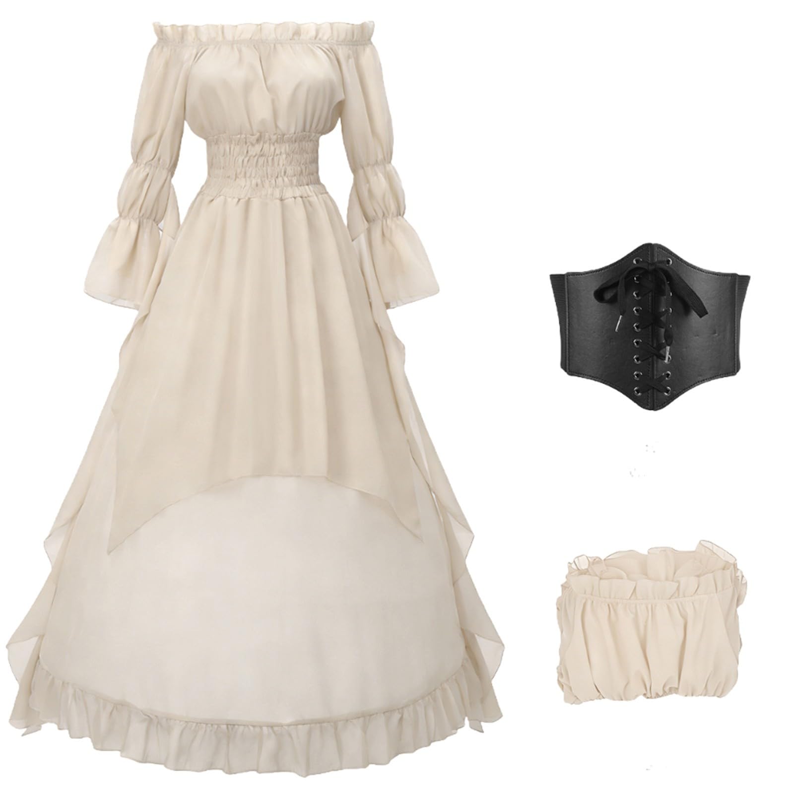 Robe de soirée élégante dotée d'un corset à lacets modifiable au dos - 5