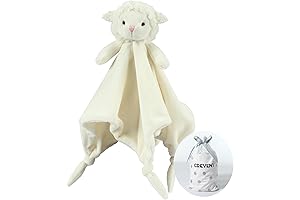 CREVENT Super Soft Plush Baby Blanket Security Lovey for Baby Girls Boys...