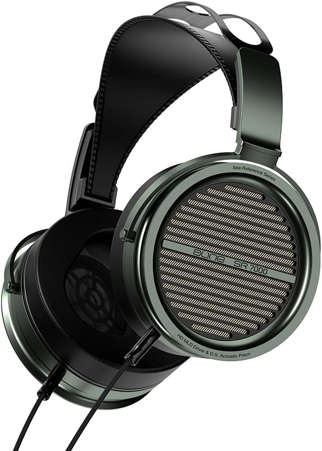 SR7000 Closed Headphones with MLD Driver, Dynamic Driver, Detachable Cable, Over-Ear HiFi Hi-Res, Audiophile Headphones for HiFi, Home Audio, DAP System