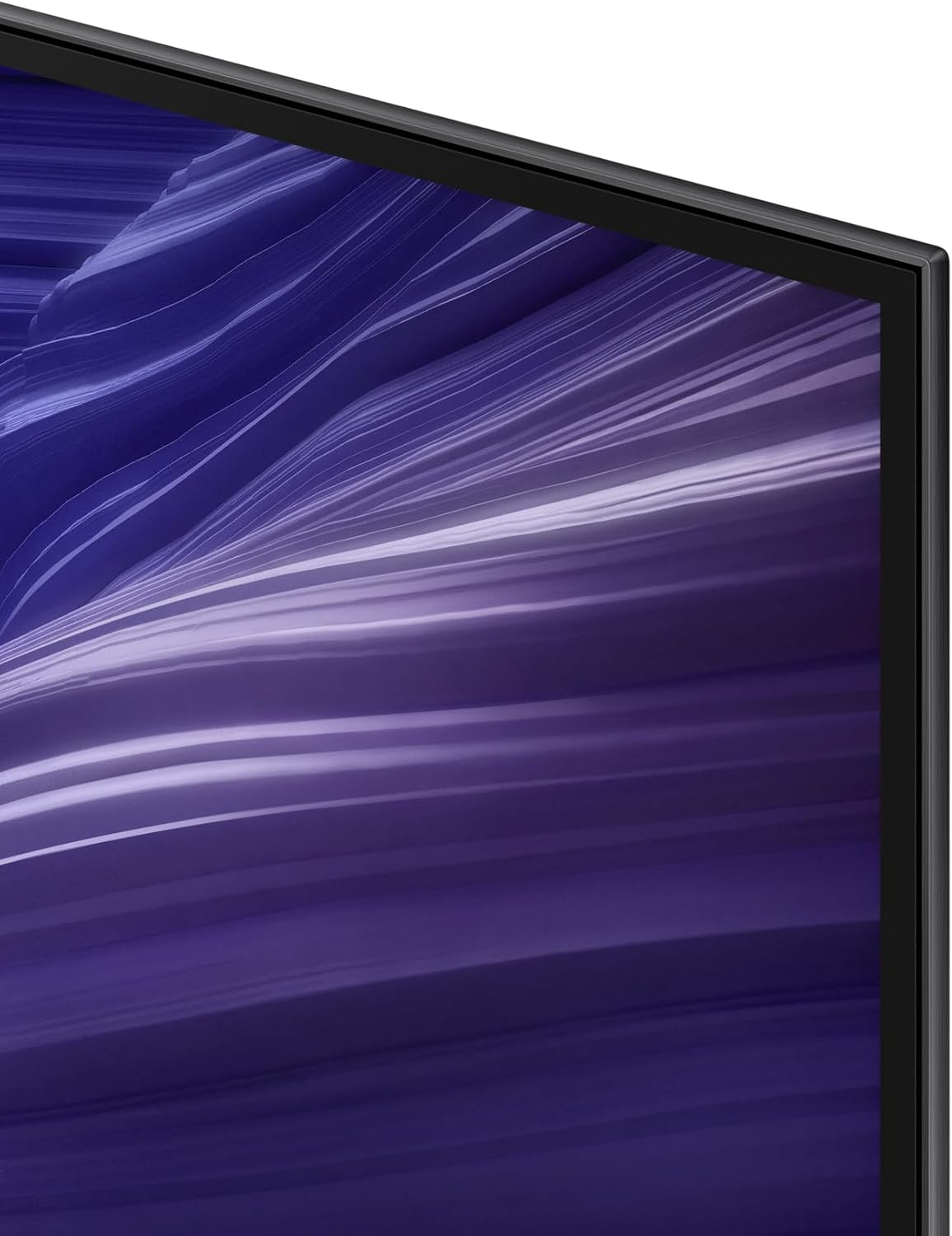 A racing game scene on the TV screen, with a speedometer overlay, demonstrating the Motion Xcelerator 144Hz feature for smooth gaming.