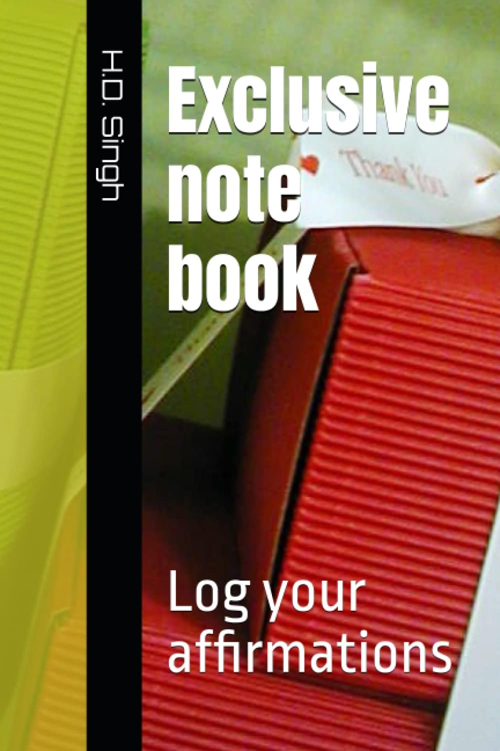 exclusive note book: Log your affirmations