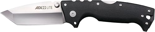 Miniatura 2 de Cold Steel AD-10 Lite 3.5" AUS10A Cuchillo plegable táctico con mango GFN de 5.25 pulgadas con mecanismo de bloqueo Tri-Ad
