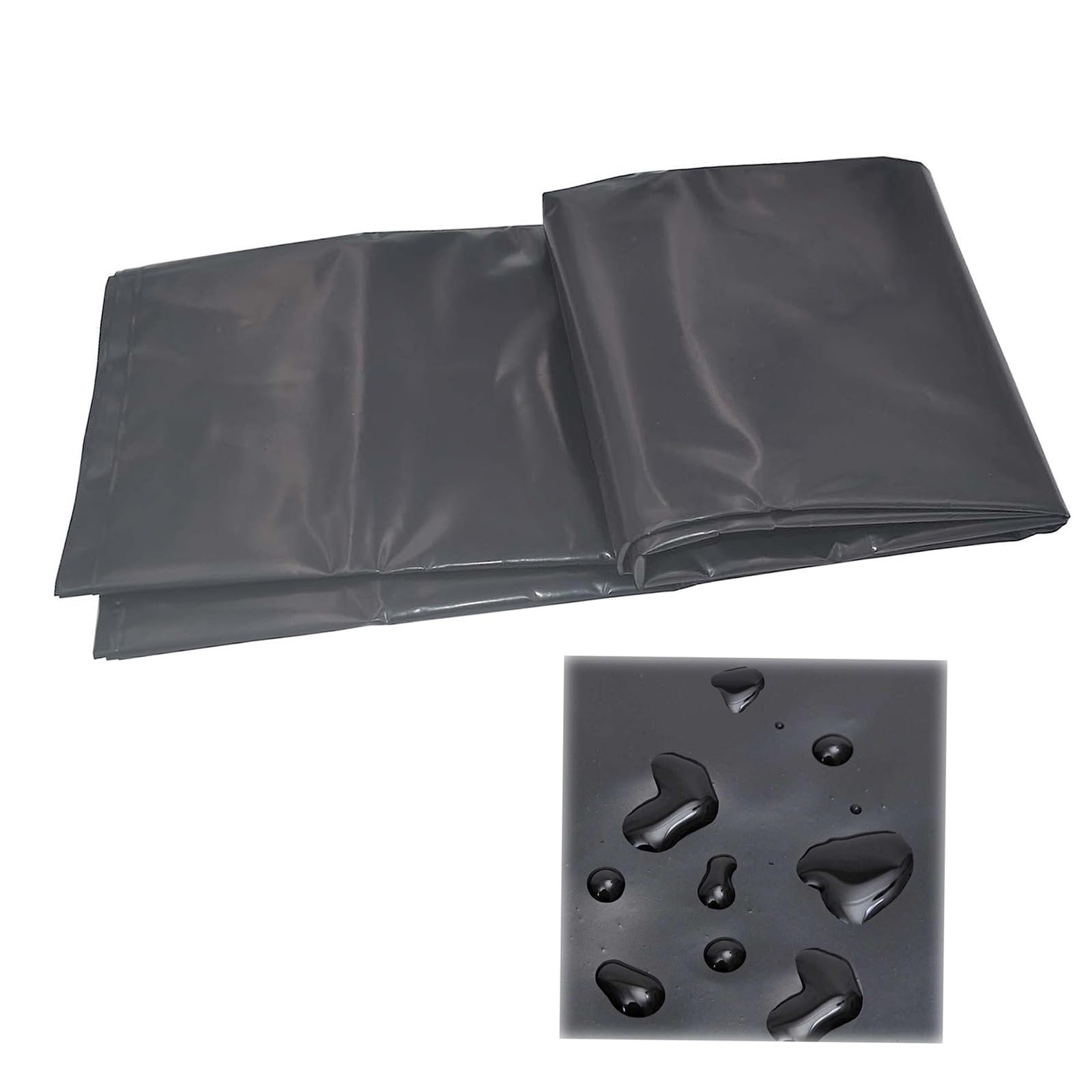 Revestimiento de Estanque Revestimiento Flexible para Estanque de Peces 3x9m Membrana Resistente a Perforaciones y desgarros para reparación de paisajismo Depósitos Fuentes y Elementos acuát
