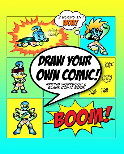 Draw Your Own Comic: How To Write A Graphic Novel With Blank Comic Book Cartoon Superhero Theme #TOP29
