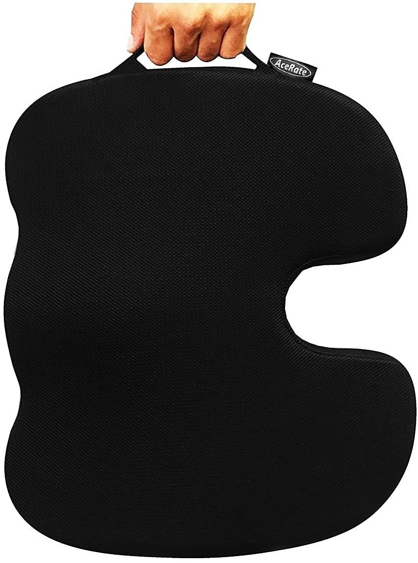 Orthopedic Seat Cushion Coccyx EXTRA LARGE Memory Foam Gel Sitting