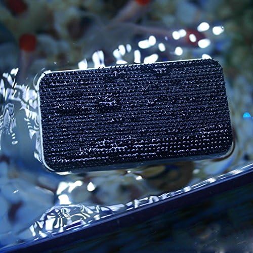 JRing Fish Tank Cleaner Brush, Floating Aquarium Magnetic Fish Tank Glass Algae Scrubber Cleaner Brush Tools