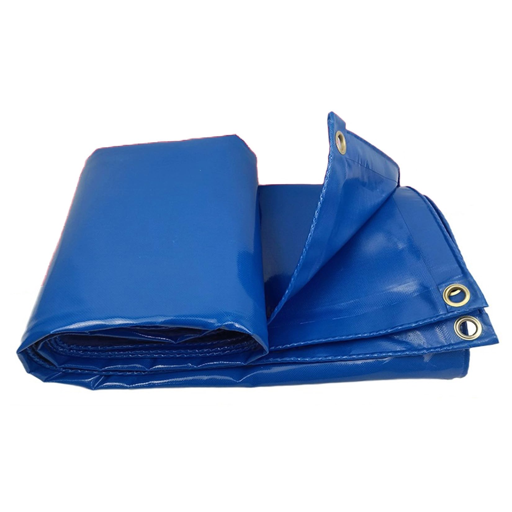 Heavy Duty Waterproof Tarpaulin, 2x10m 450g/m² pvc cover Tarp for Outdoor Protection, Groundsheet Tent Shield, Trailer Trampo Cover, UV Weatherproof Sheet for Camping Garden Blue(Blue)