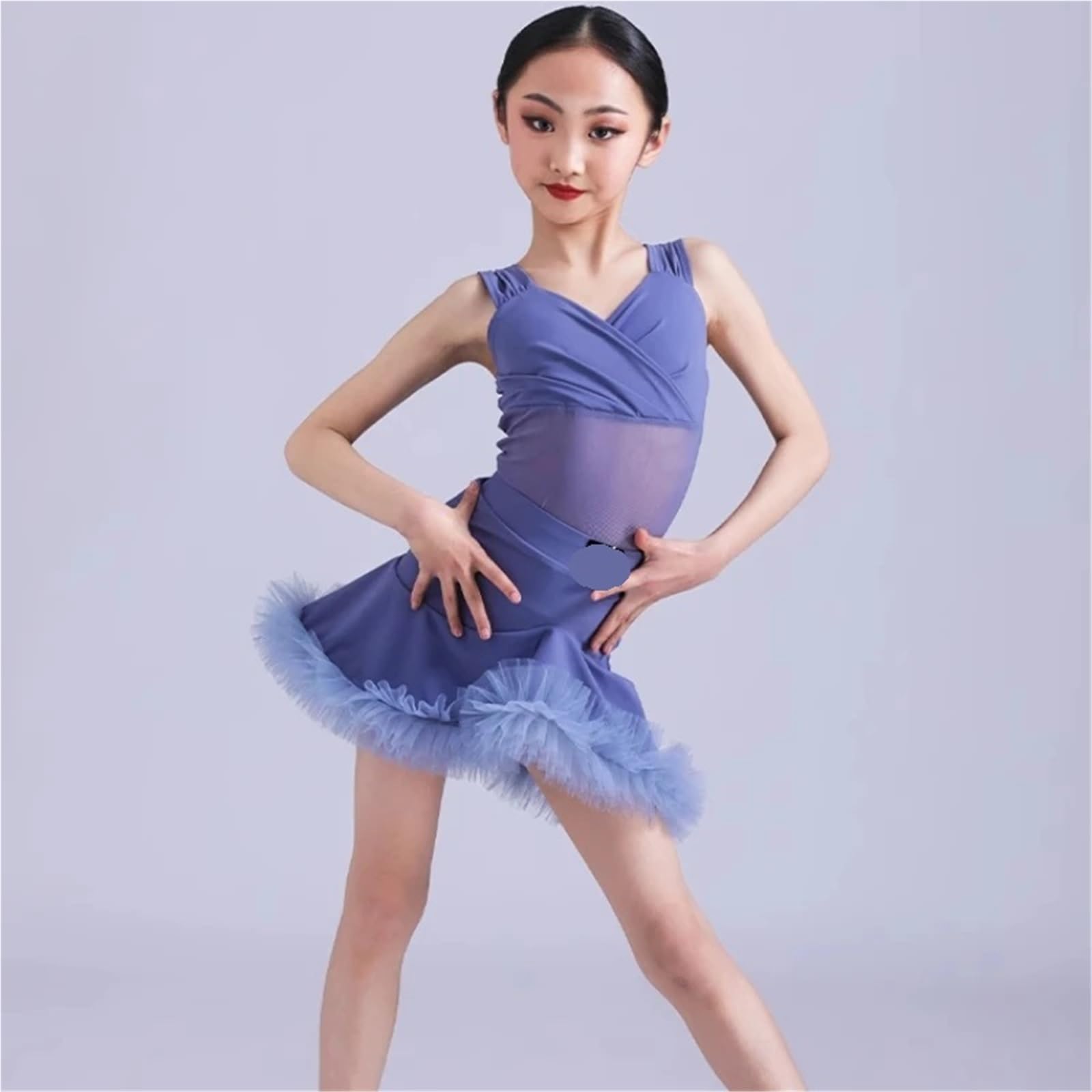 Reglamento de competición rendimiento traje entrenamiento baile latino for niñas Vestido Ropa adecuada para patinaje latino y artístico