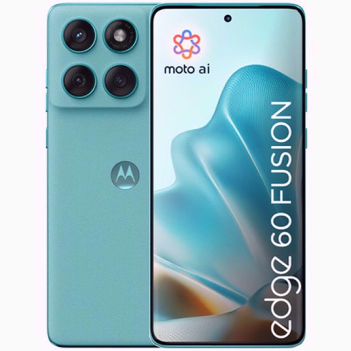 Motorola Edge 60 Fusion Dual-SIM 256GB ROM + 12GB RAM (GSM Only | No CDMA) Factory Unlocked 5G Smartphone (Pantone Amazonite) - International Version