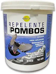 Repelente Pombo e Morcegos Repele Espanta Pombos Colly 1 Kg - Espanta Pombos e Pássaros