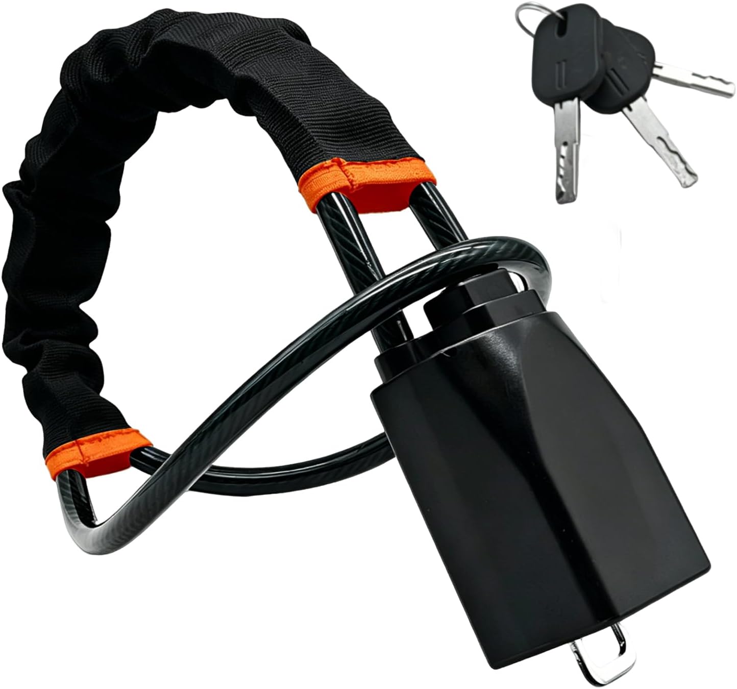 Car steering wheel lock, seatbelt lock, anti-theft device,adjustable universal design,maximum locking length of 17 inches,easy to store,heavy-duty steering wheel lock suitable for sedan, SUV,and truck