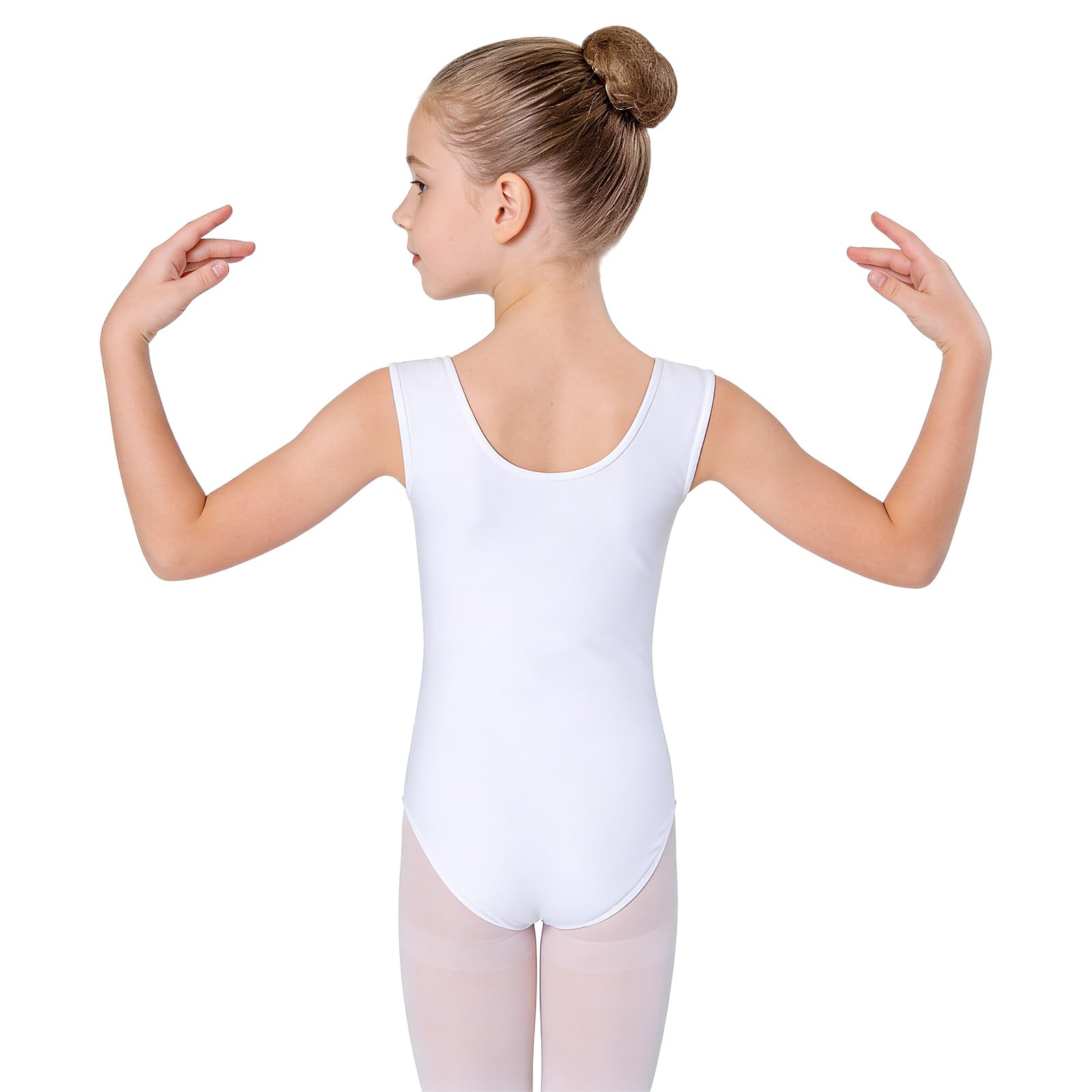 Wildarms Maillot de ballet sin mangas para niñas baile gimnasia
