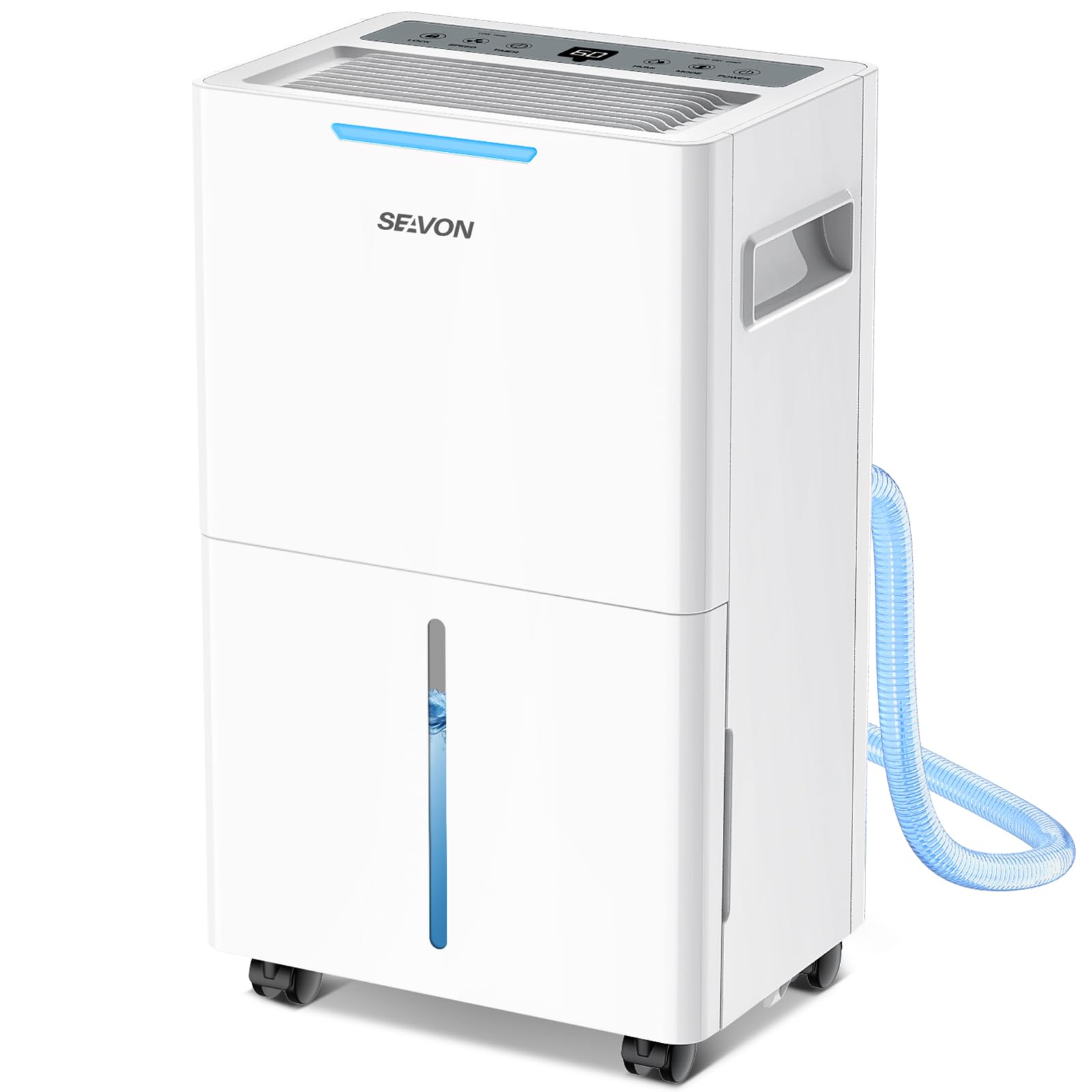 1500 Sq ft Dehumidifier for Basement SEAVON 21 Pint Dehumidifiers with Drain Hose for Home Large Room Bedroom