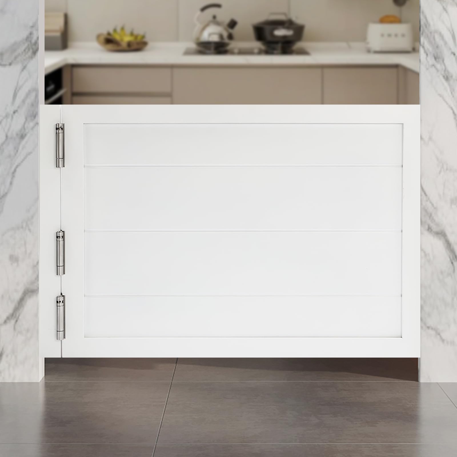 Saloon, porta basculante per bar, porta basculante, in legno massiccio, 90 x 60 cm, per pareti divisorie da bancone, terrazza, ingresso giardino (bianco)
