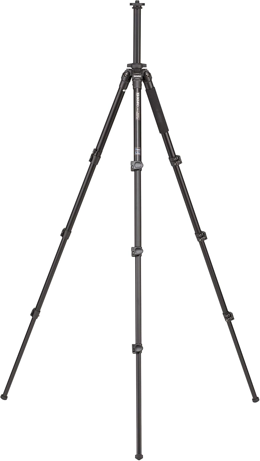 Benro Adventure Aluminum Tripod – Professional 4-Section Heavy-Duty Tripod with Twist Locks, Magnesium Castings, Interchangeable Feet & Carry Case for DSLR, Mirrorless & Video Cameras (TAD28A)