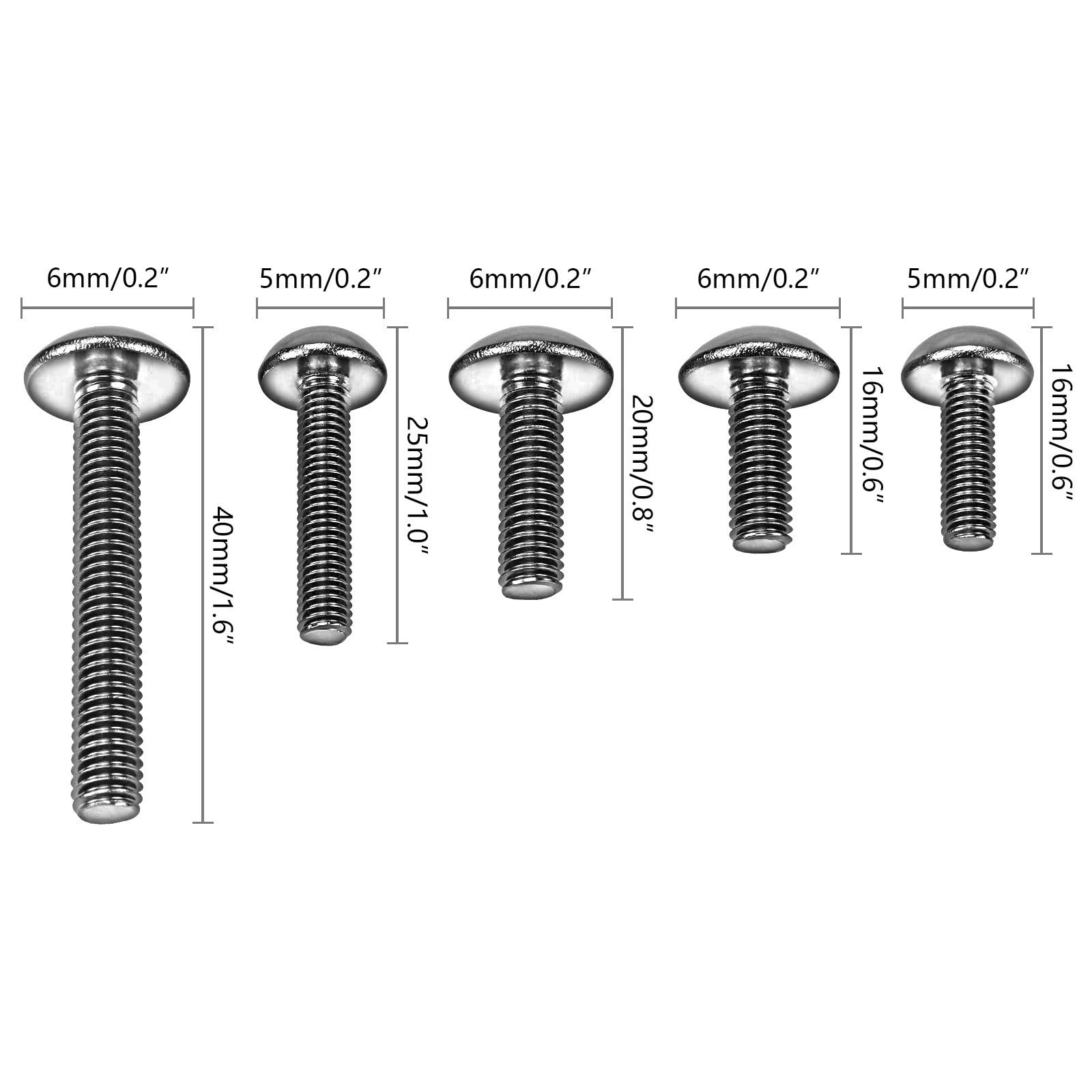 Viti per Carrozzeria Compatibile con Aprilia M5 M6 Parti Generali Moto Bulloni Viti Dadi Parti Automobilistiche 253 Pezzi Bulloni Moto Viti Rondelle Clip Carena per Kit Bulloni