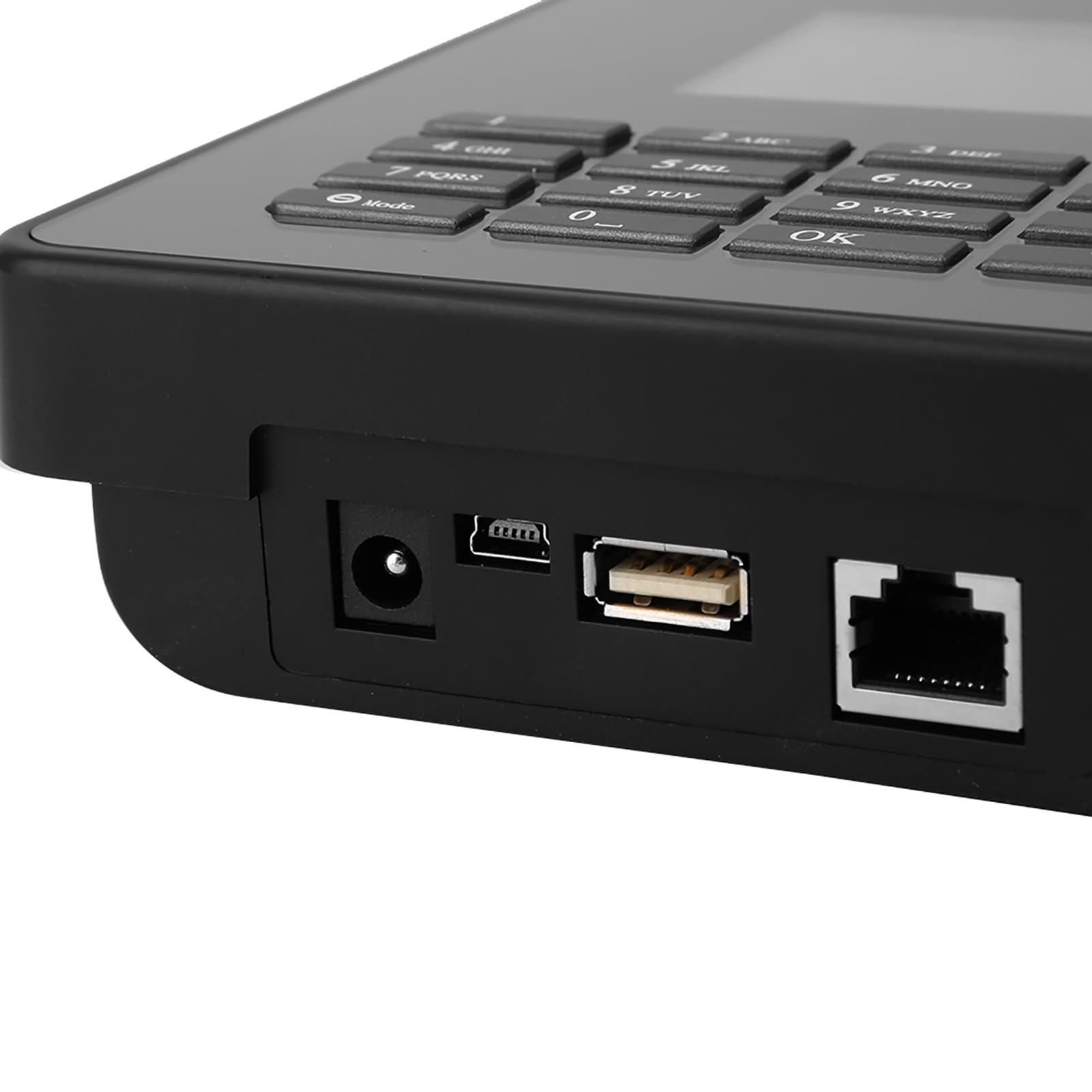 Pongnas Máquina Biométrica de Asistencia de Empleados con Lector de Huellas Dactilares para Mayor Seguridad y Eficiencia (Enchufe de la UE)