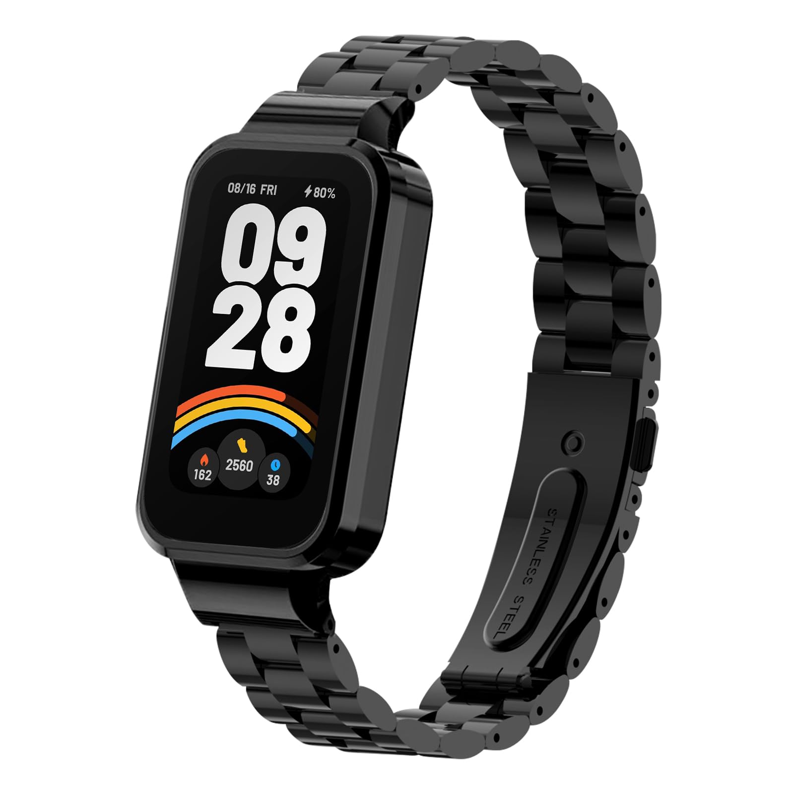 Amazon.co.jp: [ToVioc] 金属ベルト Xiaomi Smart Band 9 Active 対応