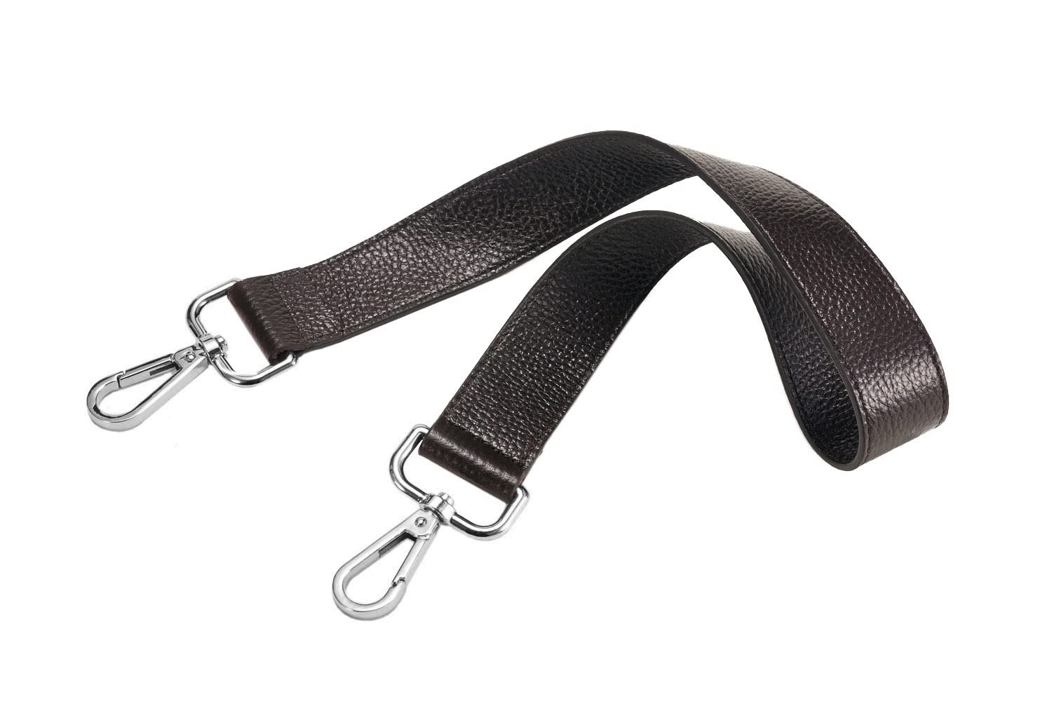 24.8” Leather Replacement Strap for Handbags Shoulder Bag with Metal Buckles